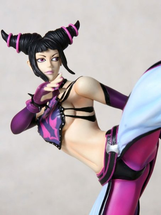 Illustration for article titled Super SFIV's Juri Looks Lovely In Resin